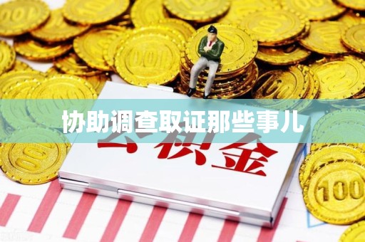 共青城协助调查取证那些事儿